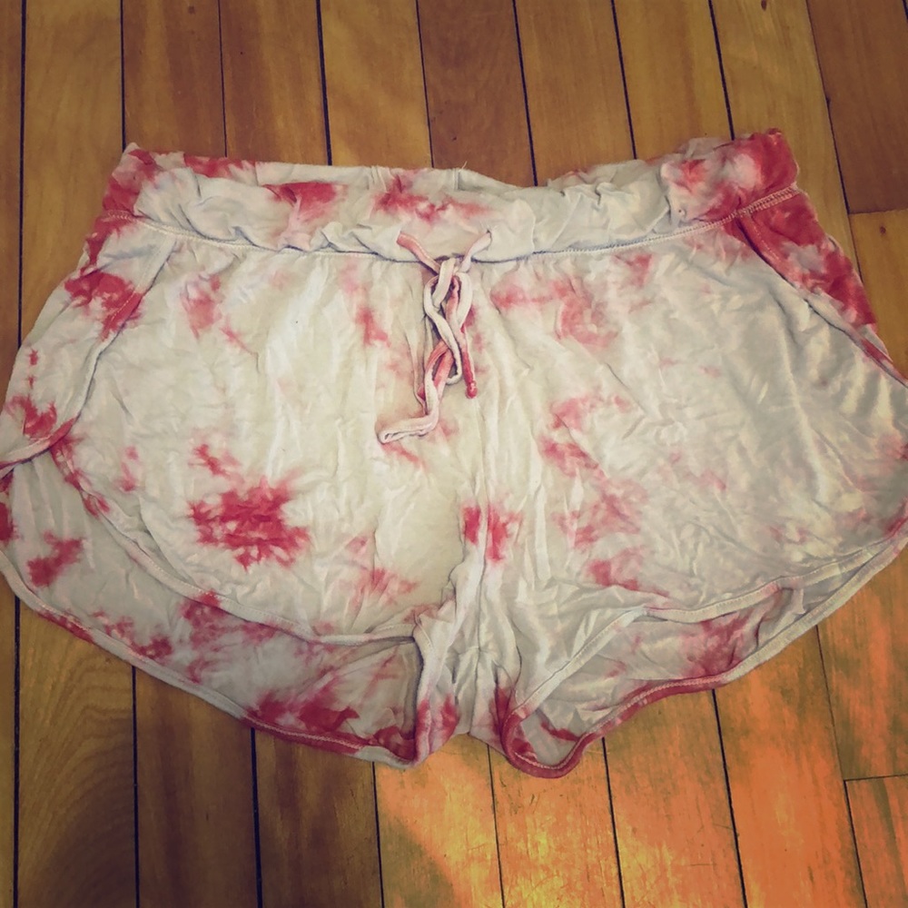 soft tie dye shorts